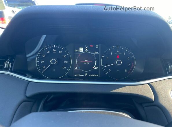 SALZJ2FX6LH005609 2020 LAND ROVER RANGE ROVER Белый Вид щитка приборов