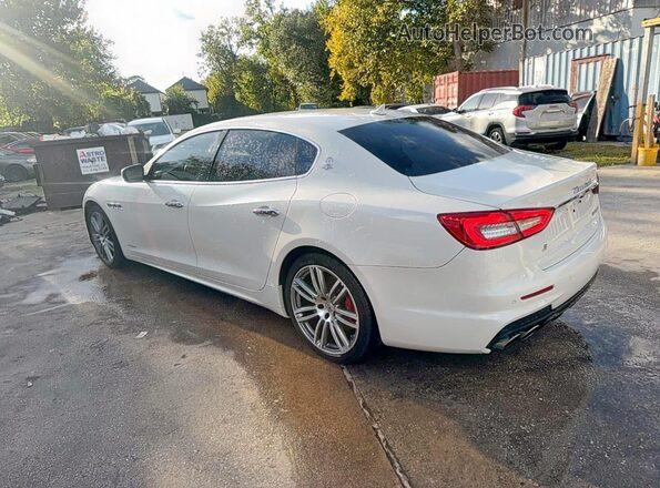 ZAM56RPS0H1236696 2017 MASERATI QUATTROPOR White Передня права чверть