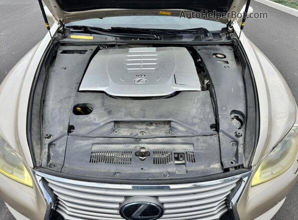 JTHBL5EF2H5143975 2017 LEXUS LS Золотой Вид панели приборов