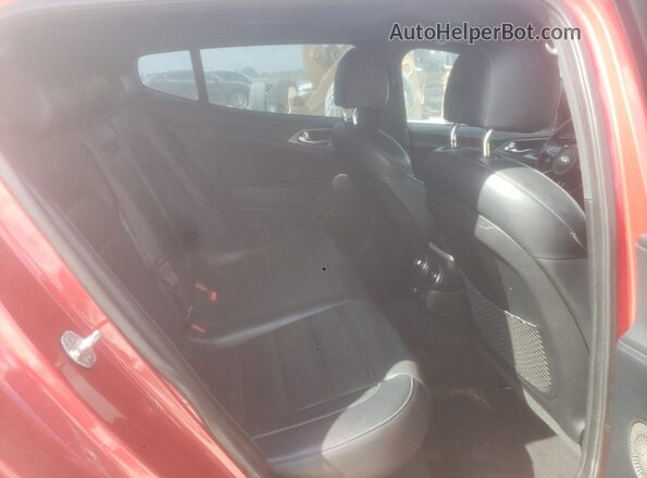 KNAE55LC3J6011676 2018 KIA STINGER Red Rear interior view