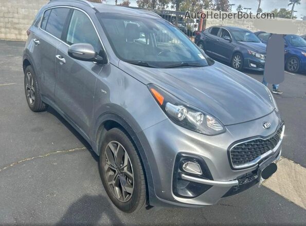 KNDPNCAC3M7910815 2021 KIA SPORTAGE Серый Задняя левая четверть