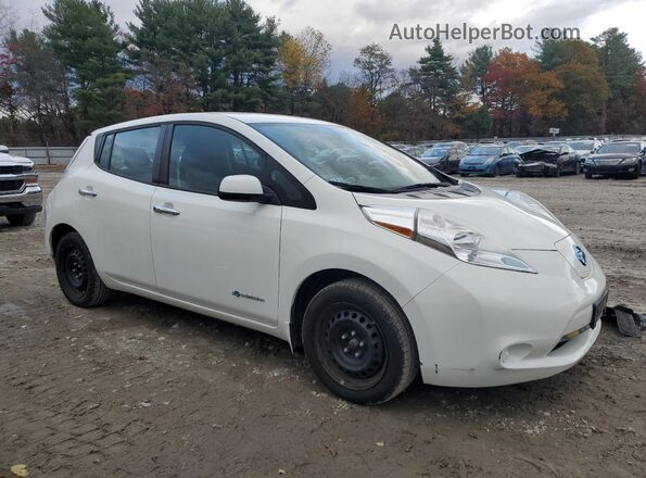1N4AZ0CP0GC309534 2016 NISSAN LEAF Белый Вид спереди