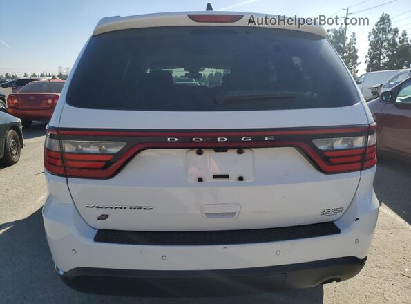 1C4RDJAG5JC483062 2018 DODGE DURANGO Белый Вид салона спереди