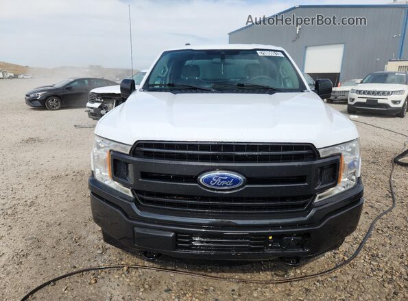 1FTEX1EB1KKC53675 2019 FORD F150 White Հետևի տեսք