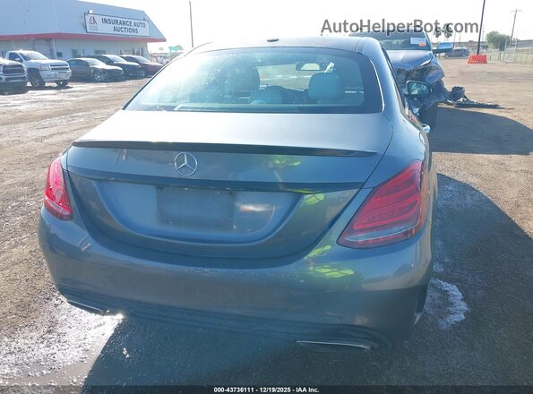 55SWF4JB4JU248589 2018 MERCEDES-BENZ C-CLASS Gray 