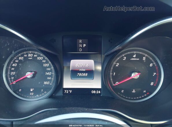 55SWF4JBXJU241405 2018 MERCEDES-BENZ C-CLASS Серый Вид задних сидений
