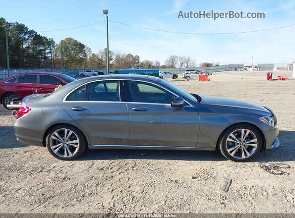 55SWF4JBXJU241405 2018 MERCEDES-BENZ C-CLASS Серый Вид задней части салона