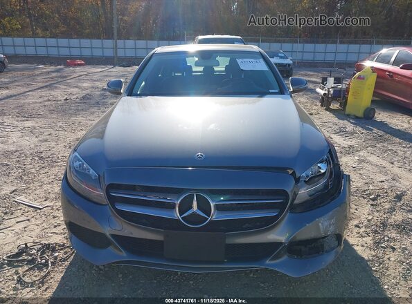 55SWF4JBXJU241405 2018 MERCEDES-BENZ C-CLASS Серый Вид щитка приборов