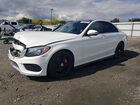 2016 Mercedes-benz C 300 4matic White vin: 55SWF4KB5GU174316