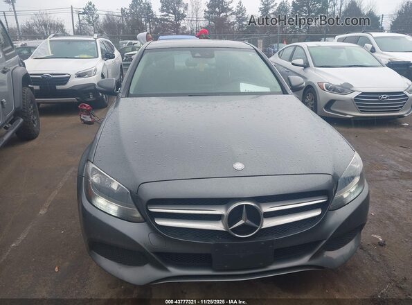 55SWF4KB6HU191966 2017 MERCEDES-BENZ C-CLASS Gray Вид щитка приладів