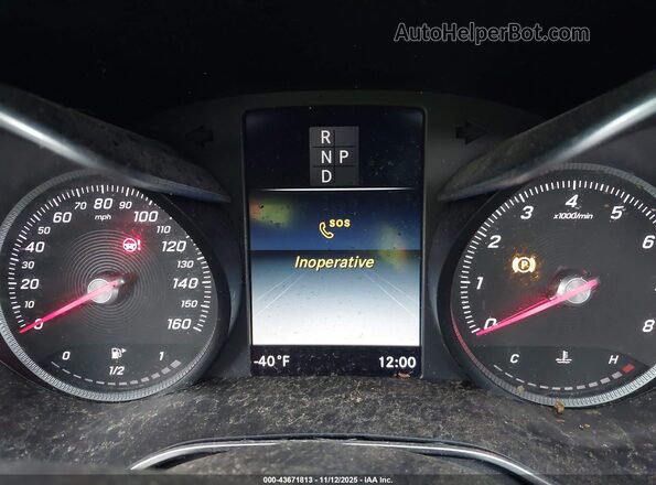 55SWF4KB8JU257360 2018 MERCEDES-BENZ C-CLASS Черный Вид задних сидений