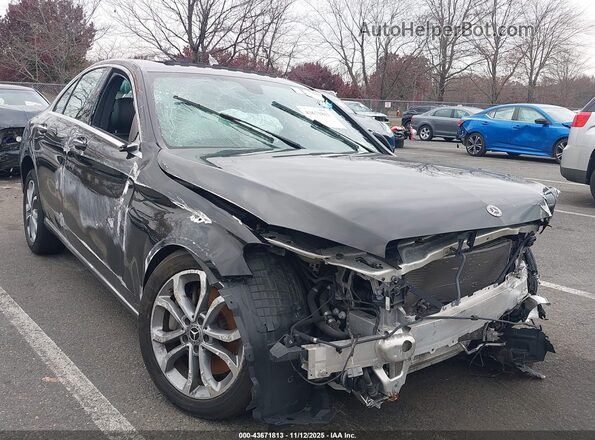 55SWF4KB8JU257360 2018 MERCEDES-BENZ C-CLASS Черный Передняя правая четверть