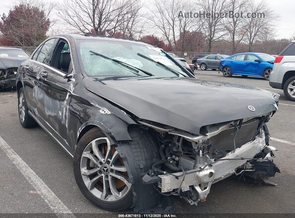 55SWF4KB8JU257360 2018 MERCEDES-BENZ C-CLASS Черный Вид спереди