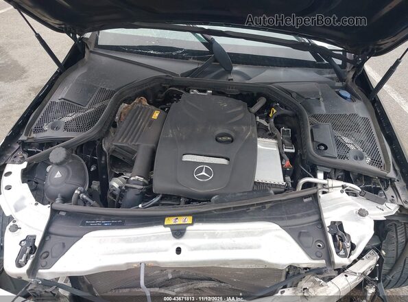 55SWF4KB8JU257360 2018 MERCEDES-BENZ C-CLASS Черный Вид сзади