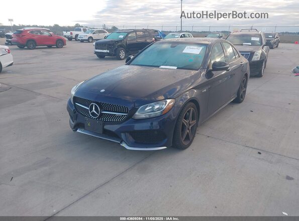 55SWF6EB0HU226296 2017 MERCEDES-BENZ AMG C 43 Blue წინა ხედი