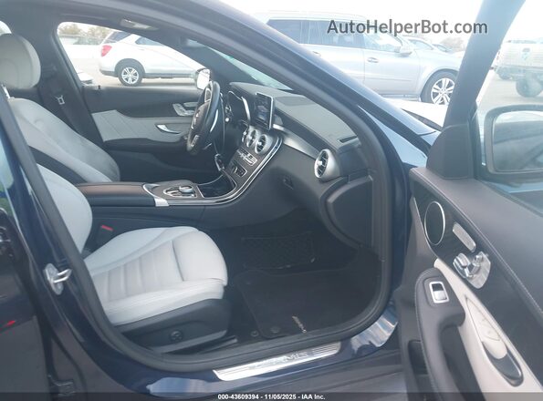 55SWF6EB0HU226296 2017 MERCEDES-BENZ AMG C 43 Blue წინა სალონის ხედი