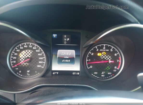 55SWF6EB0HU226296 2017 MERCEDES-BENZ AMG C 43 Blue უკანა სავარძლების ხედი