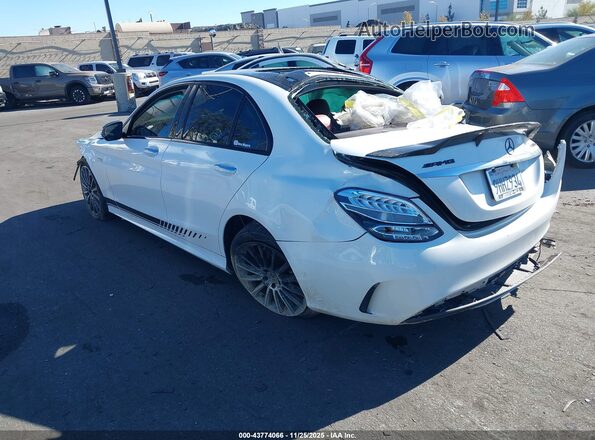 55SWF6EB3JU253305 2018 MERCEDES-BENZ AMG C 43 White Rear left