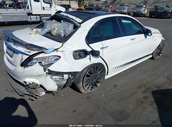 55SWF6EB3JU253305 2018 MERCEDES-BENZ AMG C 43 White Rear right