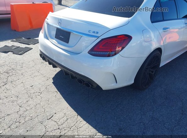 55SWF6EB5KU303817 2019 MERCEDES-BENZ AMG C 43 White უკანა მარჯვენა