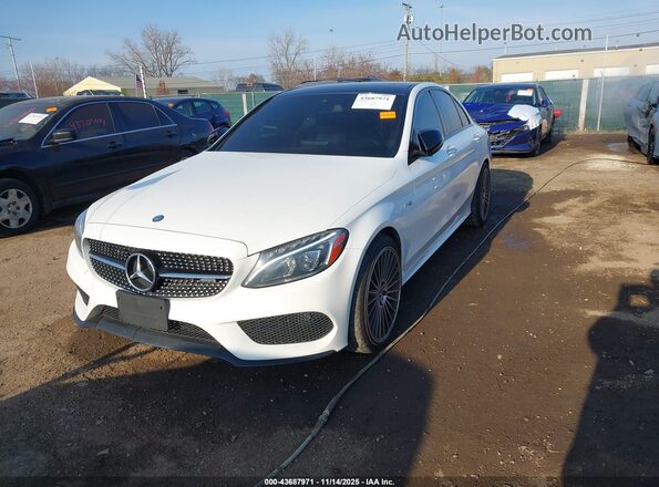 55SWF6EB6HU181431 2017 MERCEDES-BENZ AMG C 43 Белый Вид щитка приборов