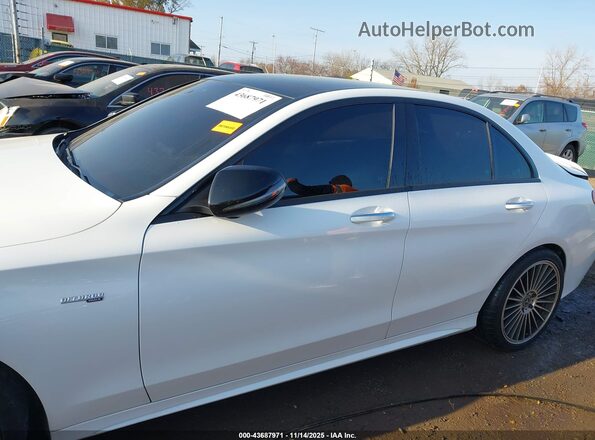 55SWF6EB6HU181431 2017 MERCEDES-BENZ AMG C 43 Белый Панорамный вид салона 360°