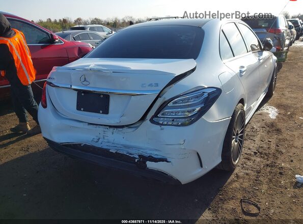 55SWF6EB6HU181431 2017 MERCEDES-BENZ AMG C 43 Белый Вид спереди
