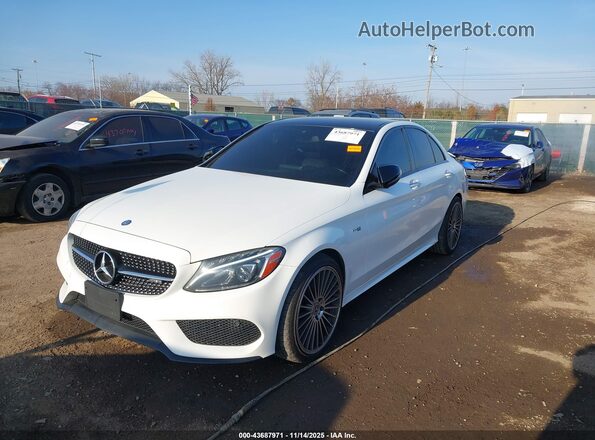 55SWF6EB6HU181431 2017 MERCEDES-BENZ AMG C 43 Белый Передняя левая четверть