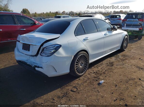 55SWF6EB6HU181431 2017 MERCEDES-BENZ AMG C 43 Белый Задняя правая четверть