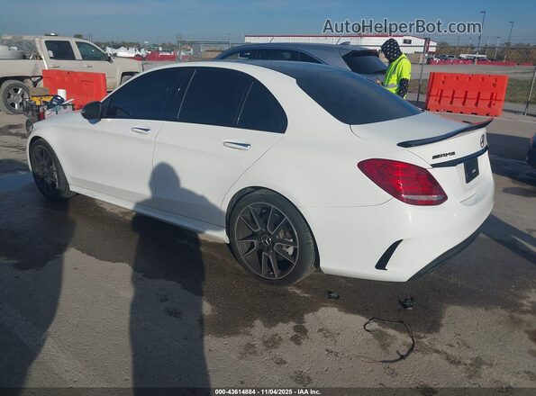 55SWF6EB7JU274562 2018 MERCEDES-BENZ AMG C 43 White Rear left