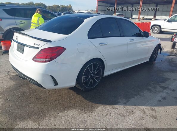 55SWF6EB7JU274562 2018 MERCEDES-BENZ AMG C 43 White Rear right