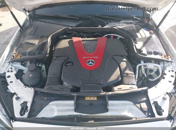 55SWF6EB7JU274562 2018 MERCEDES-BENZ AMG C 43 White Rear view