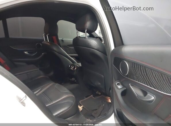 55SWF6EB8HU187196 2017 MERCEDES-BENZ AMG C 43 White VIN sticker view