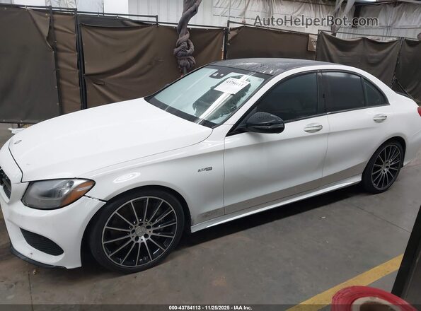 55SWF6EB8HU187196 2017 MERCEDES-BENZ AMG C 43 White 360 interior view