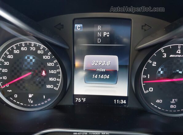 55SWF6EB8HU207480 2017 MERCEDES-BENZ AMG C 43 Black Vista de los asientos traseros