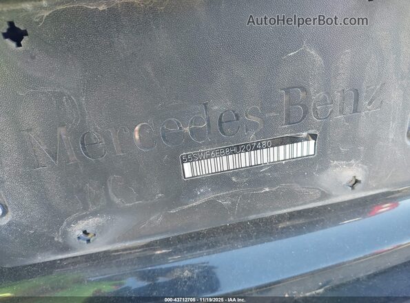 55SWF6EB8HU207480 2017 MERCEDES-BENZ AMG C 43 Black Vista del compartimento del motor
