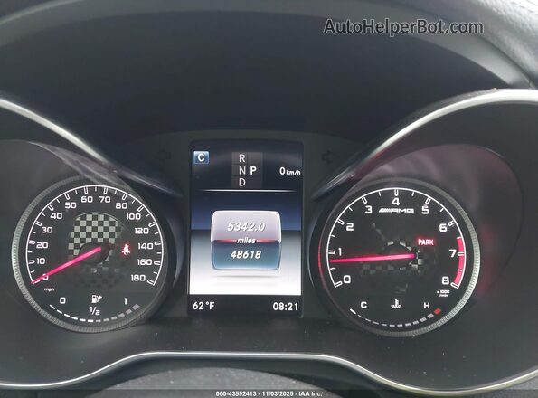 55SWF6EB9JU268715 2018 MERCEDES-BENZ AMG C 43 White Вид задніх сидінь