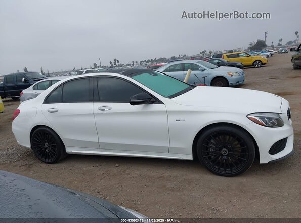 55SWF6EB9JU268715 2018 MERCEDES-BENZ AMG C 43 White Вид задньої частини салону