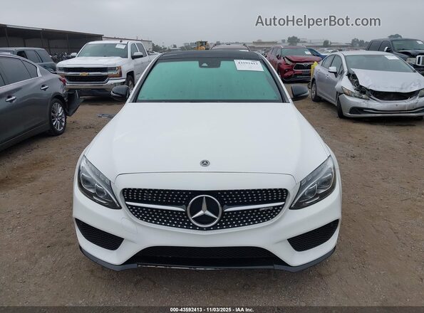 55SWF6EB9JU268715 2018 MERCEDES-BENZ AMG C 43 White Вид щитка приладів