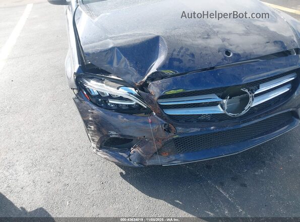 55SWF8DB1KU302712 2019 MERCEDES-BENZ C-CLASS Navy Вид спереди