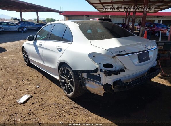 55SWF8DB2KU287363 2019 MERCEDES-BENZ C White Հետևի ձախ