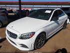 2019 Mercedes-benz C 300 White vin: 55SWF8DB2KU287363
