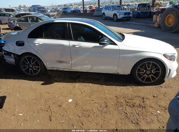 55SWF8DB2KU287363 2019 MERCEDES-BENZ C White Սալոնի 360 աստիճան տեսք