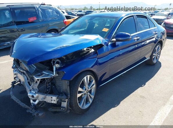 55SWF8DB2KU299626 2019 MERCEDES-BENZ C-CLASS Blue 