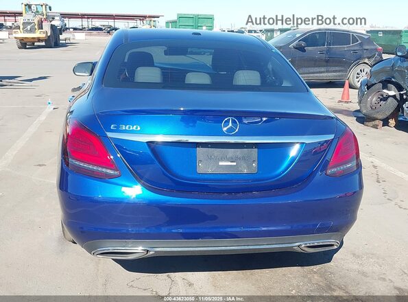55SWF8DB2KU299626 2019 MERCEDES-BENZ C-CLASS Blue 