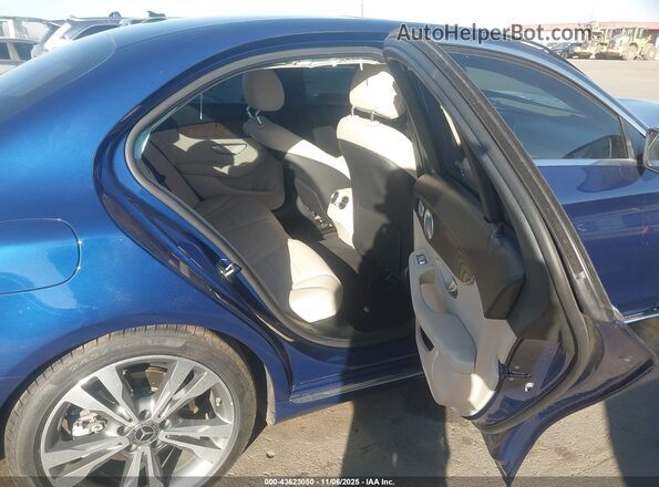 55SWF8DB2KU299626 2019 MERCEDES-BENZ C-CLASS Blue VIN კოდის სტიკერის ხედი