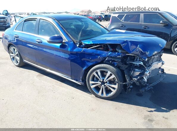 55SWF8DB2KU299626 2019 MERCEDES-BENZ C-CLASS Blue 