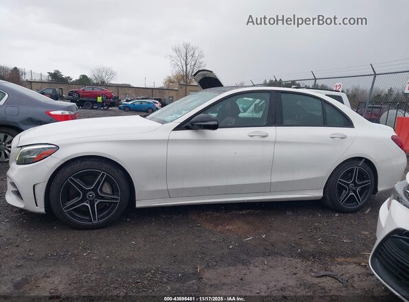 55SWF8EB4KU304713 2019 MERCEDES-BENZ C-CLASS White Vista interior de 360 grados