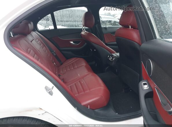 55SWF8EB4KU304713 2019 MERCEDES-BENZ C-CLASS White Vista de la etiqueta del VIN