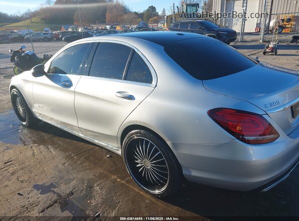 55SWF8EB9KU300317 2019 MERCEDES-BENZ C-CLASS Silver უკანა მარცხენა